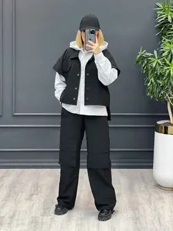 ست سه تیکه کارگو کد 4149 شیک و خاص در مجموعه انلاین ونوس مد