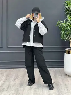 ست سه تیکه کارگو کد 4149 شیک و خاص در مجموعه انلاین ونوس مد