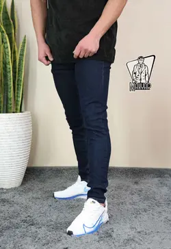 شلوار جین سورمه ای تیره کد 700 در مجموعه انلاین ونوس مد