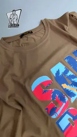 تیشرت سایز بزرگ CALIFORNIA کد 712 شیک و خاص با ونوس مد