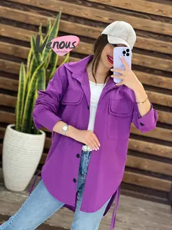 خرید اینترنتی مانتو شومیزی لنین دوجیب کد 1360 فروشگاه ونوس