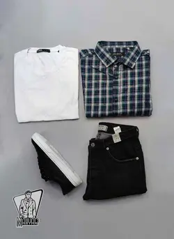 پیراهن چهارخونه JACK & JONES کد 719انلاین درمجموعه ونوس مد