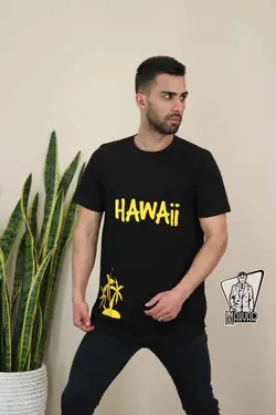 تیشرت آستین کوتاه HAWAII کد 722 شیک و خاص با مجموعه ونوس مد