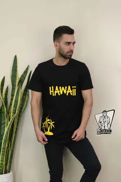 تیشرت آستین کوتاه HAWAII کد 722 شیک و خاص با مجموعه ونوس مد