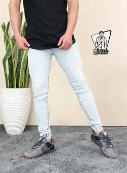 شلوار جین طوسی روشن ZARA کد 727 شیک و خاص در مجموعه ونوس مد