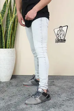 شلوار جین طوسی روشن ZARA کد 727 شیک و خاص در مجموعه ونوس مد