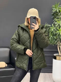 کاپشن لوزی دوزی جیب زیپ کد 4226 در فروشگاه نلاین ونوس مد