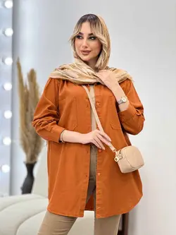 مانتو کتان رنگی دو جیب کد 4333 | فروشگاه اینترنتی ونوس مد