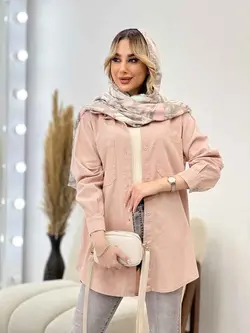 مانتو کتان رنگی دو جیب کد 4333 | فروشگاه اینترنتی ونوس مد