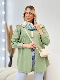 مانتو کتان رنگی دو جیب کد 4333 | فروشگاه اینترنتی ونوس مد