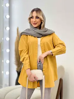 مانتو کتان رنگی دو جیب کد 4333 | فروشگاه اینترنتی ونوس مد