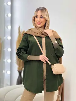 مانتو کتان رنگی دو جیب کد 4333 | فروشگاه اینترنتی ونوس مد