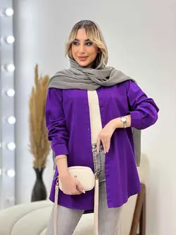 مانتو کتان رنگی دو جیب کد 4333 | فروشگاه اینترنتی ونوس مد