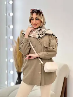 مانتو جیب پاکتی پایین هلال کد 4402 | فروشگاه اینترنتی ونوس مد