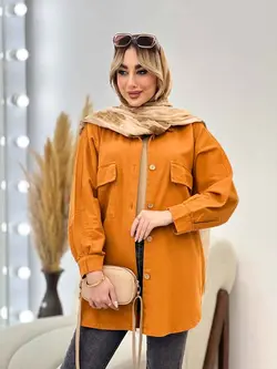 مانتو جیب پاکتی پایین هلال کد 4402 | فروشگاه اینترنتی ونوس مد