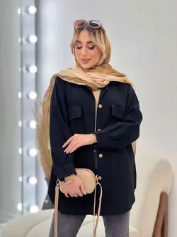 مانتو جیب پاکتی پایین هلال کد 4402 | فروشگاه اینترنتی ونوس مد