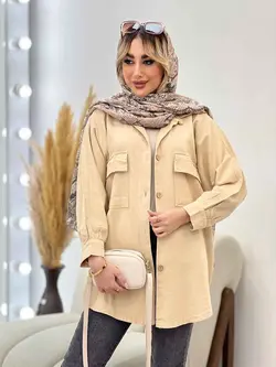 مانتو جیب پاکتی پایین هلال کد 4402 | فروشگاه اینترنتی ونوس مد