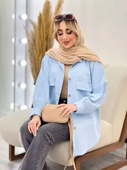 مانتو جیب پاکتی پایین هلال کد 4402 | فروشگاه اینترنتی ونوس مد