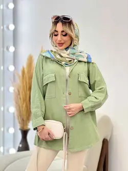 مانتو جیب پاکتی پایین هلال کد 4402 | فروشگاه اینترنتی ونوس مد