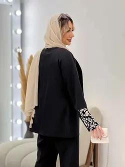 مانتو یقه آرشال پولک دوزی کد 4479 | فروشگاه اینترنتی ونوس مد