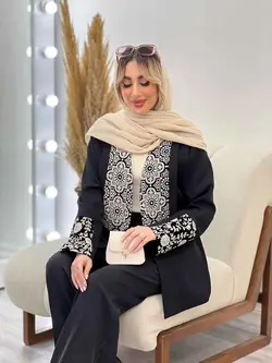 مانتو یقه آرشال پولک دوزی کد 4479 | فروشگاه اینترنتی ونوس مد