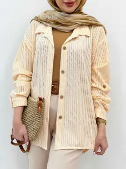 مانتو پایین هلال ربکا کد 5163