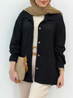 مانتو پایین هلال ربکا کد 5163