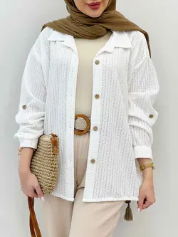 مانتو پایین هلال ربکا کد 5163