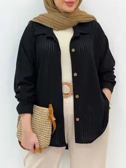 مانتو پایین هلال ربکا کد 5163