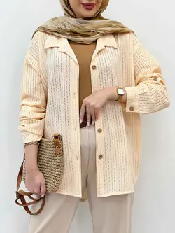 مانتو پایین هلال ربکا کد 5163