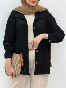 مانتو پایین هلال ربکا کد 5163