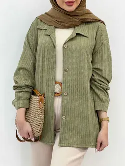 مانتو پایین هلال ربکا کد 5163