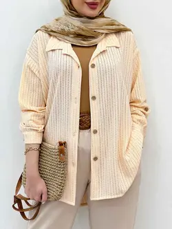 مانتو پایین هلال ربکا کد 5163