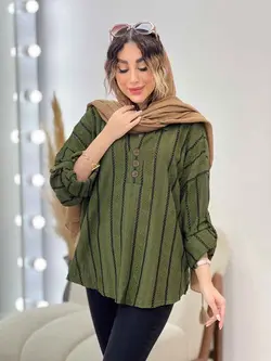 شومیز سه دکمه مایسا کد 5162