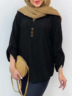 شومیز سه دکمه مایسا کد 5162