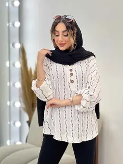 شومیز سه دکمه مایسا کد 5162