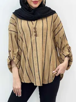 شومیز سه دکمه مایسا کد 5162