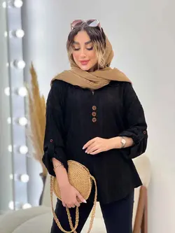 شومیز سه دکمه مایسا کد 5162