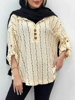 شومیز سه دکمه مایسا کد 5162