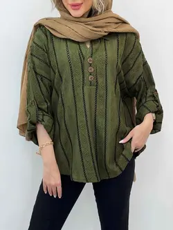 شومیز سه دکمه مایسا کد 5162