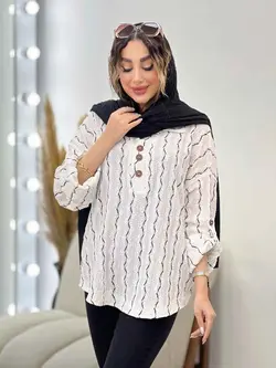 شومیز سه دکمه مایسا کد 5162