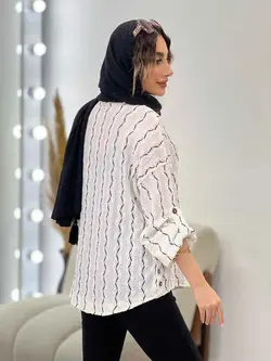 شومیز سه دکمه مایسا کد 5162