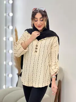 شومیز سه دکمه مایسا کد 5162