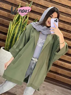 خرید اینترنتی و حضوری مانتو لنین پایین گت کد 1404 در ونوس مد