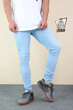 شلوار جین آبی روشن ZARA کد 745 شیک و خاص در مجموعه ونوس مد