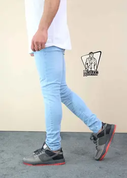 شلوار جین آبی روشن ZARA کد 745 شیک و خاص در مجموعه ونوس مد