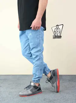 شلوار دمپاگت آبی روشن کد 752 راحت و جذاب در ونوس مد