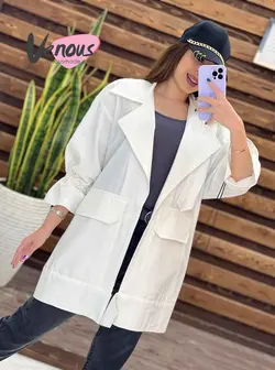 خرید اینترنتی مانتو آستین گت یقه پاگون کد 1429 فروشگاه ونوس