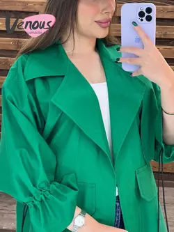 خرید اینترنتی مانتو آستین گت یقه پاگون کد 1429 فروشگاه ونوس