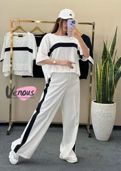 خرید اینترنتی ست دوتیکه لنین کد 1432 در فروشگاه بزرگ ونوس مد